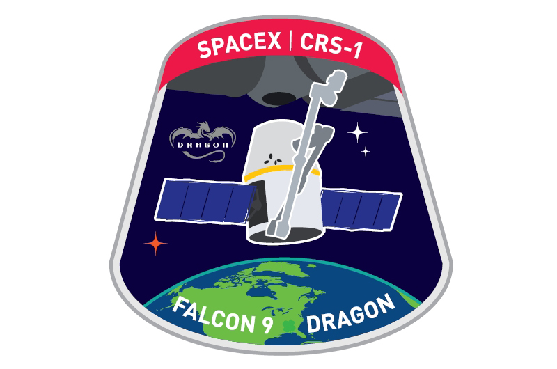 Space Station-Bound SpaceX Dragon Capsule Gets Mission Patch